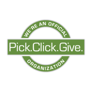 Pick.Click.Give. logo